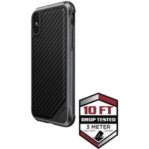 X-Doria Lux Carbon 3m Drop Tested Case Cover Brand New - Carbon Black - Iphone X/xs