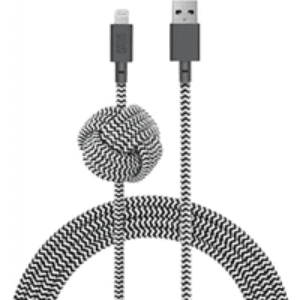 Native Union Lightning To USB Cable 3m - Brand New - Zebra