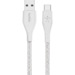 Belkin DuraTek Plus USB to USB-C Charging Cable with Strap 1.2m - Brand New - White
