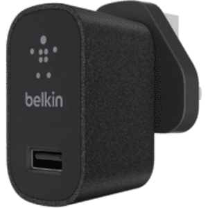 Belkin Mixit Universal Home 12W USB Charging Plug Brand New - Black
