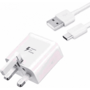 Samsung Official Fast Charging 15W Plug & Micro USB Cable Brand New - White